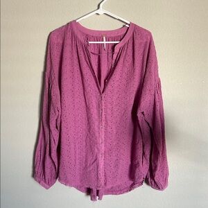 Free People Maddison Eyelet Top